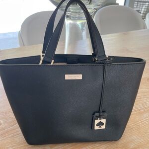 Kate spade - black with tan accents - perfect condition